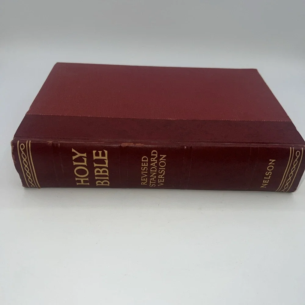 1952 NELSON HOLY BIBLE, REVISED STANDARD VERSION, OLD & NEW TESTAMENTS,HARDCOVER